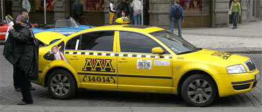 AAA Taxi vehicle